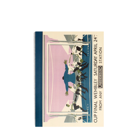 A6 notebook - TfL Vintage Poster "Cup Final"
