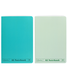 A5 notebooks (set of 2) - Green & aqua