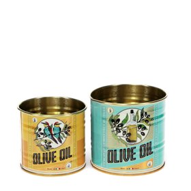 Mini storage tins (set of 2) - Olive Oil
