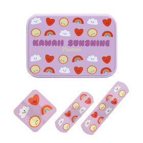 Children's plasters in a tin (30 pcs) - Kawaii Sunshine
