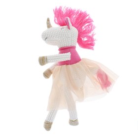 Knitted soft toy - Unicorn