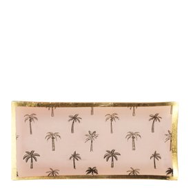 Glass trinket dish - Palm tree