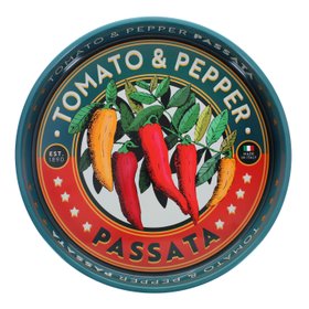 Round metal serving tray - Passata