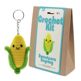 Crochet keyring kit - Sweetcorn