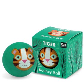 Bouncy ball - Tiger (green)