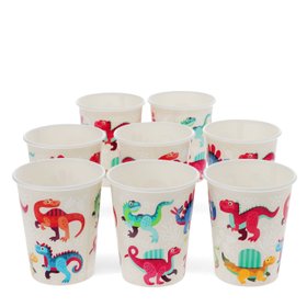 Paper cups (pack of 8) - Baby Dinos
