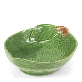 Decorative Stoneware Bowl - Lime