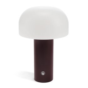 USB rechargeable mushroom touch lamp - Brown