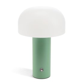 USB rechargeable mushroom touch lamp - Green