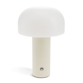 USB rechargeable mushroom touch lamp - Grey