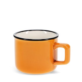 Stoneware espresso mug 125ml - Orange