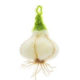 Non-scratch scrubber dishcloth - Garlic