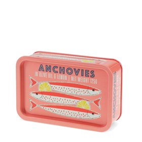Mini storage tin with lid - Anchovies