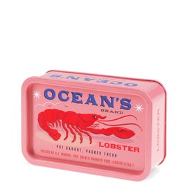Mini storage tin with lid - Lobster
