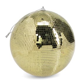 Hanging disco ball (20cm) - Gold