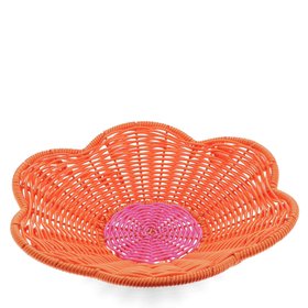 Woven plastic basket - Flower