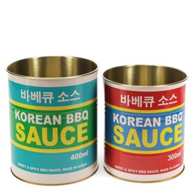 Medium storage tins (set of 2) - Korean BBQ Sauce