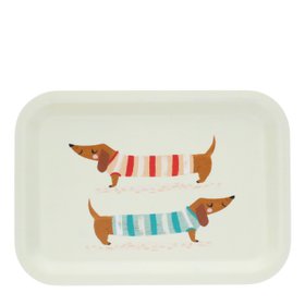 Wooden tray - Sausage Dog