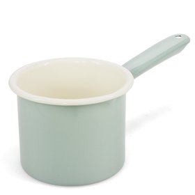 Enamel milk pot 0.9Ltr - Pistachio green