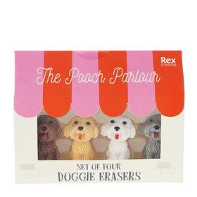 Pencil top erasers (set of 4) - Pooch Parlour