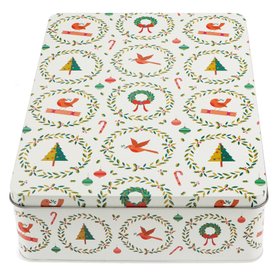 Mince pie storage tin - Classic Christmas