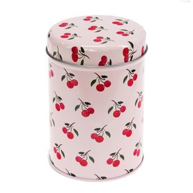 Canister storage tin - Little Cherry