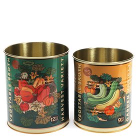 Medium storage tins (set of 2) - Vegetable Broth
