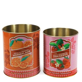 Medium storage tins (set of 2) - Lyme Bay Preserves