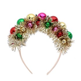 Christmas baubles headband