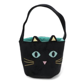 Fabric treat bag - Black cat