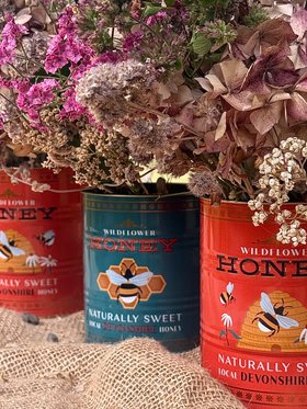 Medium storage tins (set of 2) - Honey - (Image credit: Pandora Maxton)