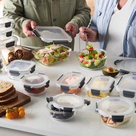 Glass Food Storage Containers – 12 Piece Set