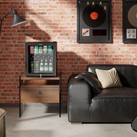 43L Drinks Fridge with Removable Shelves