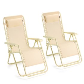 Verona Yellow Zero Gravity Chair – Set of 2