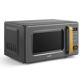 Fika Grey & Wood Microwave