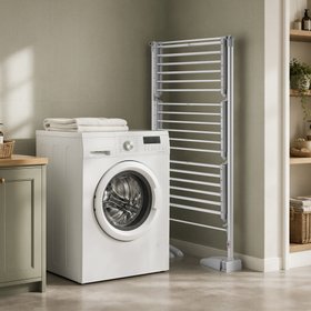 Heated Clothes Airer with Cover - Large
