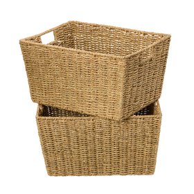 XL Seagrass Storage Baskets - Set of 2