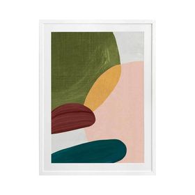Shifting Shapes I Framed Art Print