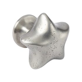 Whimsical Star White Bronze Hook