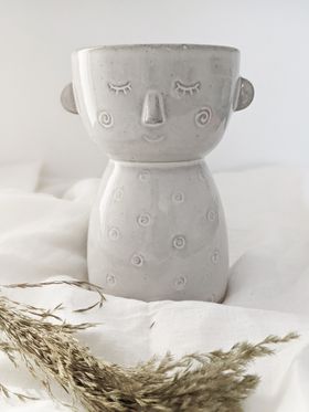 Speckled Face Vase