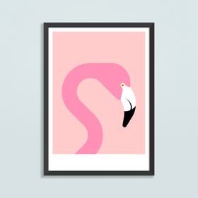 Flamingo Print, Pink