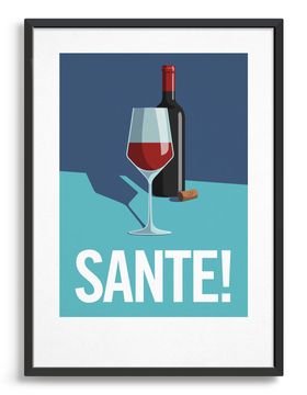 Personalised bottle of red wine #3