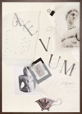 Lessons in Antiquity Collage No. 1 Print