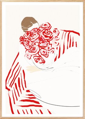 Hug of Roses Print