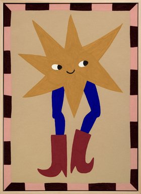 Star in Boots Canvas print