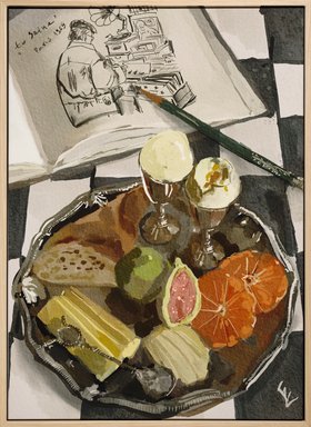 Ekaterina Zagorska - Parisian Breakfast Canvas print