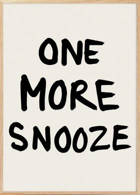 One More Snooze Print