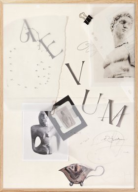 Lessons in Antiquity Collage No. 1 Print