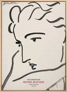 Matisse - Profil the Femme Canvas print