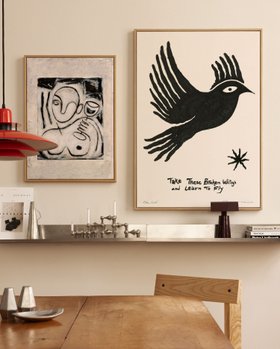 Creative Contrast gallery wall